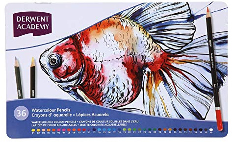 Derwent Academy Watercolour 36 Tin