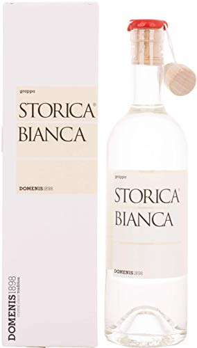 Domenis 1898 STORICA BIANCA Grappa 50% Vol. 0,5l in Giftbox