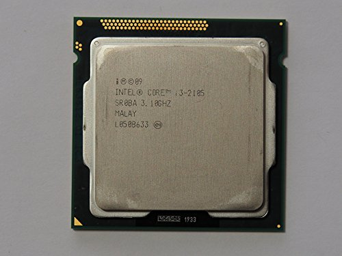 Intel Core i3 – 2105 – Processeur (Intel Core i3, 3,1 gHz, Socket H2 (LGA 1155), 32 Go, DDR3-SDRAM, 1066, 1333 MHz)