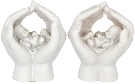 Nemesis Now Juego de 2 refugios de 7 cm, Color Blanco