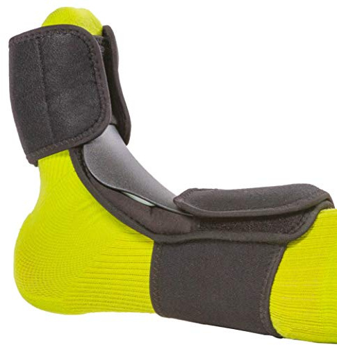 BraceAbility Dorsal Night Splint | Plantar Fasciitis Pain Relief, Foot Drop Brace for Sleeping, and Achilles Tendon Stretcher Boot for Nighttime Ankle Dorsiflexion (L/XL)