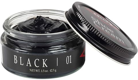 Kelly's Black Shoe Polish 1.5 oz - Professional Leather Shoe Cream