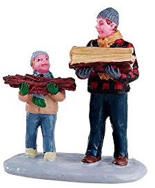 Lemax Christmas Village 02807 Bois de Chauffage pour Foyer