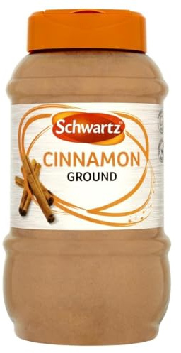 Schwartz Ground Cinnamon Powder, Perfect for Desserts & Baking, Ready to Use, 390g | Ready-to-use catering pack saves kitchen prep time, delivering warm, sweet, and woody notes to commercial bakeries.