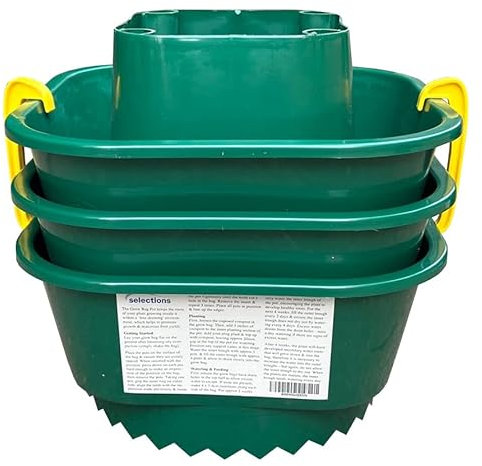 Selections Tomato and Vegetable Growbag Pots for Improved Watering - Pack of 3