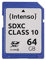Intenso Scheda di memoria SDXC da 64 GB, Classe 10