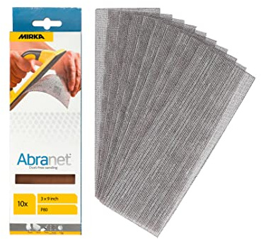 Mirka Abranet slipband nät 80x230 mm korn P80 kardborre 10 st