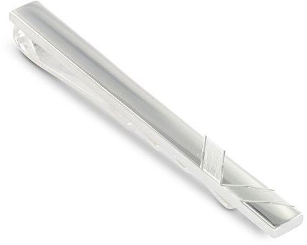 Grom Krawattenschieber/Krawattennadel Silber gravurfähig