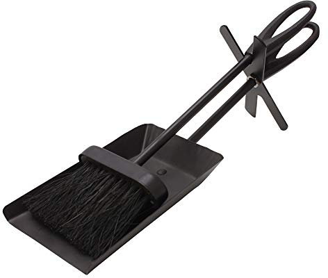 JVL Purbeck Hearth Iron Fireside Tidy Set