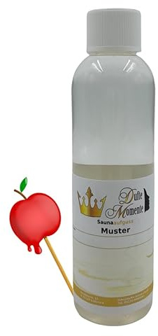 Dufte Momente | Saunaduft Konzentrat Liebesapfel 250ml | für Finnische Sauna, Banja, Biosauna, Sanarium, … | vegan und ohne Tierversuche
