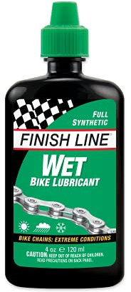 Finish Line Wet Lube Cross Country Lubricant, 120 ml, Green