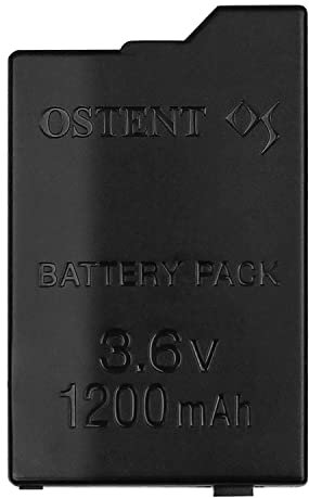 OSTENT 1200mAh 3.6V Lithium Ion Rechargeable Battery Pack Replacement for Sony PSP 2000/3000 PSP-S110 Console