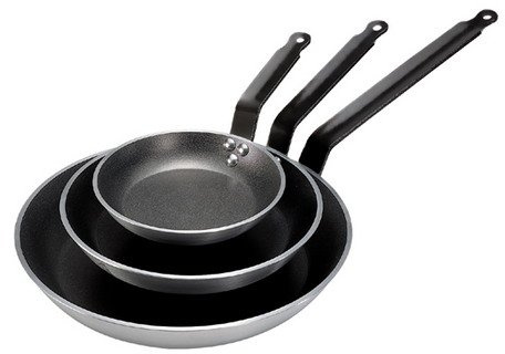 De Buyer - 8030.28 - Juniorchock halvprofessionell aluminiumstekpanna - diameter 28