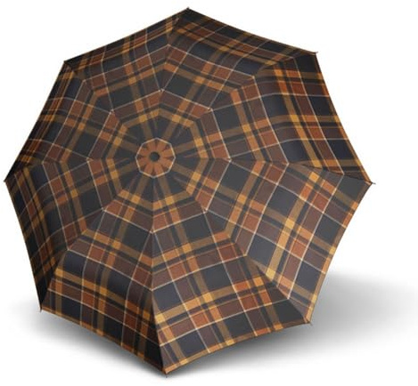 Doppler Regenschirm Lang Carbonsteel karo brown Automatic auf-zu 71476213