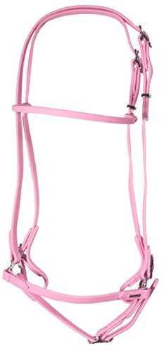 Karlslund Superstrap hannoveranische Trense, Pink, Chrom