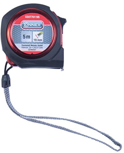Connex COXT701195 Rollbandmaß, Länge 5 m, Breite 19 mm