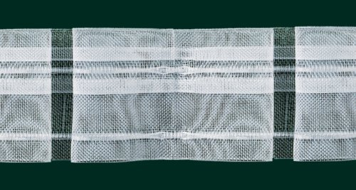 Ruther & Einenkel Gardinenband, PES, halbtransparent, 1000 x 5 x 0.1 cm
