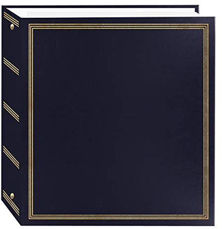 Pioneer Photo Albums TR-100/NB TR-100 Navy Blue Magnetic 3-Ring Photo Album 100 Page
