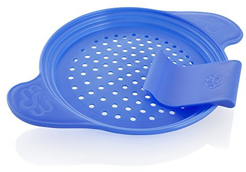 Utensilio para la elaboración de Spätzle (pasta de huevo) de Muxel's / tabla para Spätzle con rascador azul + recetas (idioma español no garantizado)