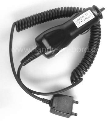 caseroxx billaddare KFZ Auto Ladegerät för Sony K310i K320i K510i K750i W200i, högkvalitativ laddkabel för laddning vid cigarettändare eller 12V-uttag