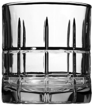 Anchor Hocking Manchester Rocks Old Fashioned Whiskey Glasses, 10.5 oz (Set of 4)