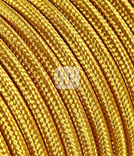 Merlotti 20330 Cavo Elettrico Rotondo H03VV-F 2x0.75, Oro, 3 m
