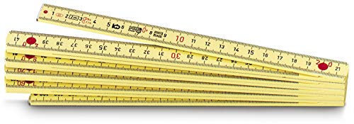 STANLEY 0-35-320 Mesure Pliante 2 M X 15 Mm En Synthétique Fabriqué En France - Surface Anti-Reflets