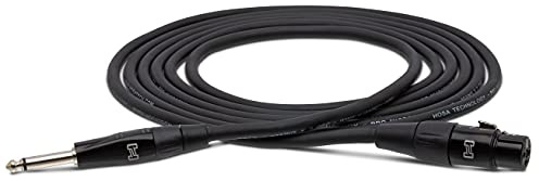 Hosa HMIC-010HZ Pro Microphone Cable, REAN XLR3F to 1/4 Inches TS, 10 Feet