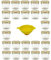 Viva Haushaltswaren G1130125/24T/X - Lote de 24 tarros de Mermelada pequeños (125 ml, Tapa Dorada, Embudo con sujeción Amarillo)
