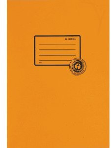 HERMA 25 x Heftschoner A4 100% Altpapier orange