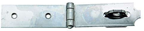 Alberts 361419 Aldabilla, con Ojo sobre pletina, Acero Inoxidable, 99 x 35 x 99 mm