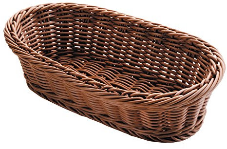 Lacor-Cesto da pane ovale, colore: marrone 28 x 16 x 8 cm