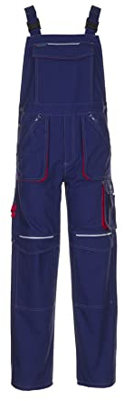 Planam Herren Basalt Latzhose Latzhose Basalt Größe 42 in anthrazit/rot (1er Pack)