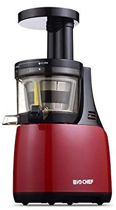 Extracteur de Jus BioChef Synergy - Slow Juicer, Extracteur de Jus sans BPA. Facile à Nettoyer, Garantie 10 ans