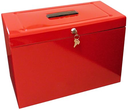 Cathedral Heimfeile aus Metall foolscap (rot)
