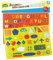 Lena 65774 - Zeichenschablonen Set Alphabet, Zahlen und Zeichen, Malset mit Farbvorlagen und 2 Schablonen a 26 x 19 cm mit Buchstaben, Zahlen, Rechenzeichen und Formen, Lernset für Kinder ab 3 Jahre