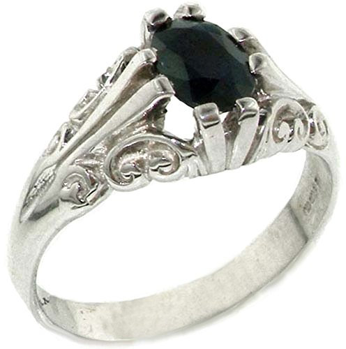 Damen-Ring Herren-Ring Unisex-Ring - 925 Sterling Silber - Saphir - 1,75ct - Größen : 50 bis 64 - Größe 63