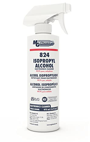 MG Chemicals 99.9% Isopropyl Alcohol Electronics Cleaner, 475 mL Liquid Spray Bottle