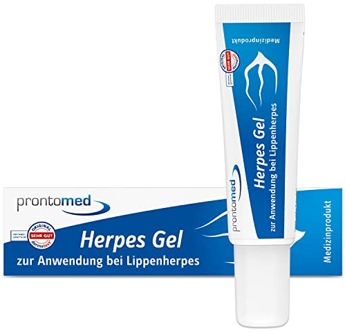 Prontomed Herpes Gel 8ml – schnelle Hilfe bei Lippenherpes | lindert Bläschen, Juckreiz & Schmerzen | Zur Anwendung bei Herpes labialis