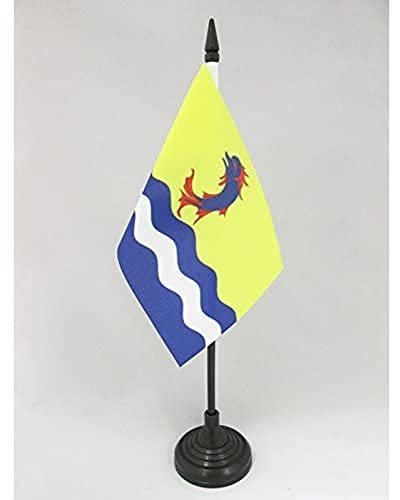AZ FLAG rolig bordsflagga 15 x 10 cm - liten kontorsflagga höger avdelning 10 x 15 cm