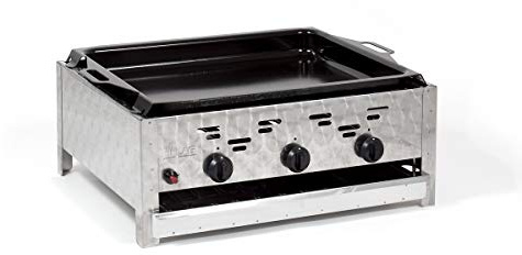 LAG Gasbräter 11kW 3-flammiger Edelstahl-Brenner mit emaillierter Stahlpfanne Gasgrill Gastrobräter Profigrill Verein