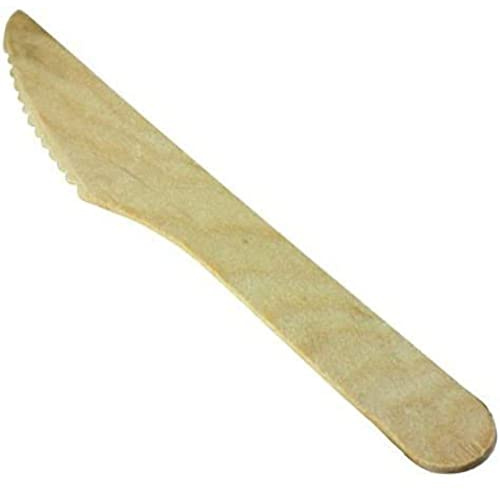 Dispo Birchwood Disposable Knives - Case of 1000 | Wooden Knives, Biodegradable Knives
