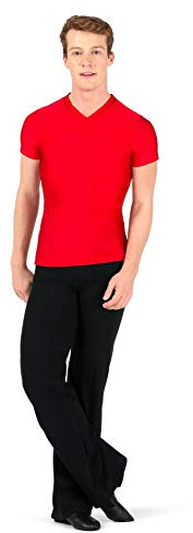 Body Wrappers Mens Dancewear Jazz Pant (X-Large, Black) - M191