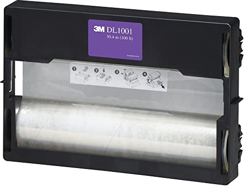 3M Dual Laminate Refill, 12 Inches x 100 Feet Roll, Heat-Free Laminating (DL1001)