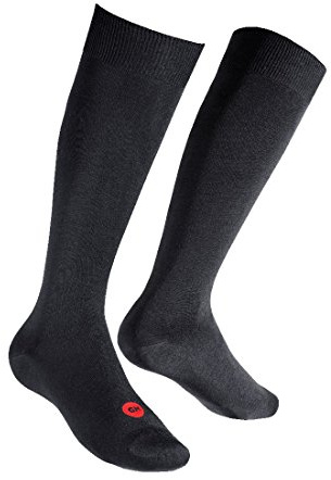 Calze GM Sport Ski Race Seta Calze, Nero, M (41-43)