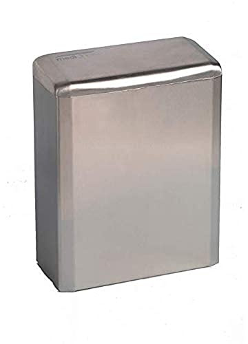 Mediclinics PP0006CS - Intimbehälter für Damenhygiene. Satin Edelstahl. Wandinstallation.