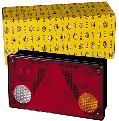 HELLA Rückleuchte - Glühlampe - 12V / 24V - Anbau/geschraubt - ECE/ADR/GGVS | 2VP 340 400-151, Heckleuchte