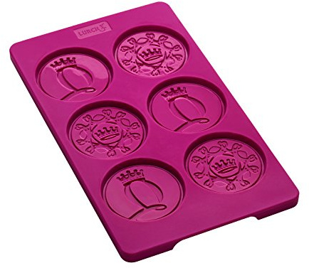 Lurch 86403 Shopping Queen Flexiform Schokotaler, Silikon, 0,1 x 0,1 x 0,1 cm, rosa
