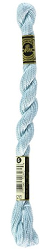 DMC 115 5-828 Pearl Cotton Thread, Ultra Very Light Blue, Size 5