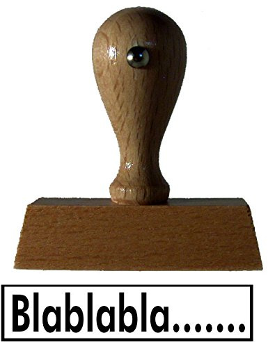 Sprüche-Stempel/Holzstempel Blablabla vom Kaufhaus2010